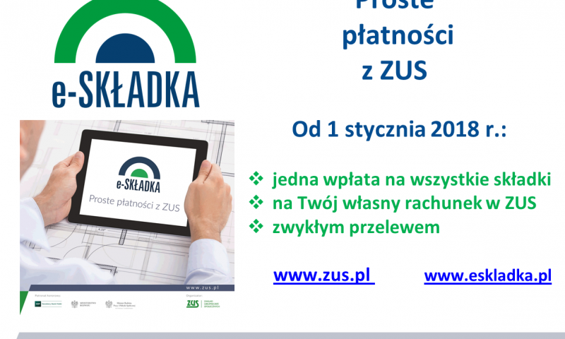 E-składka w ZUS