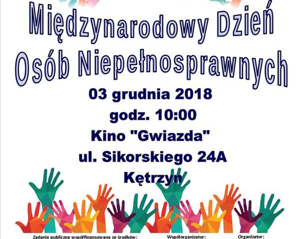 Międzynarodowy Dzień Osób Niepełnosprawnych 03.12.2018r. – zapraszamy do konkursu pt. „Emocję: widzę, czuję i przedstawiam”