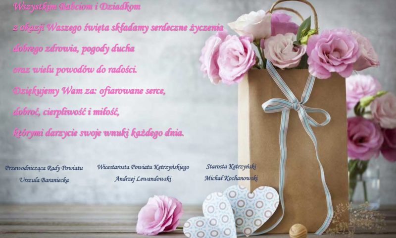 Najserdeczniejsze życzenia Wszystkim Babciom i Dziadkom