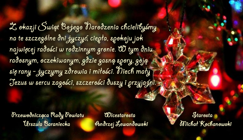 Życzenia skierowane do Wiernych Chrześcijańskich Kościołów Wschodnich