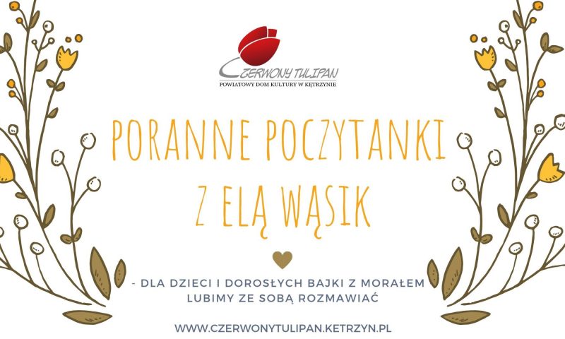 Poranne poczytanki” już 6, 13 i 20 marca