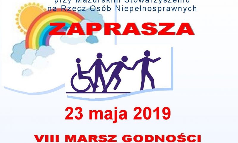 VIII Marsz Godności Osób Niepełnosprawnych                 „Bądźmy Razem”