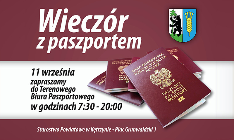 Wieczór z paszportem już 11 września!
