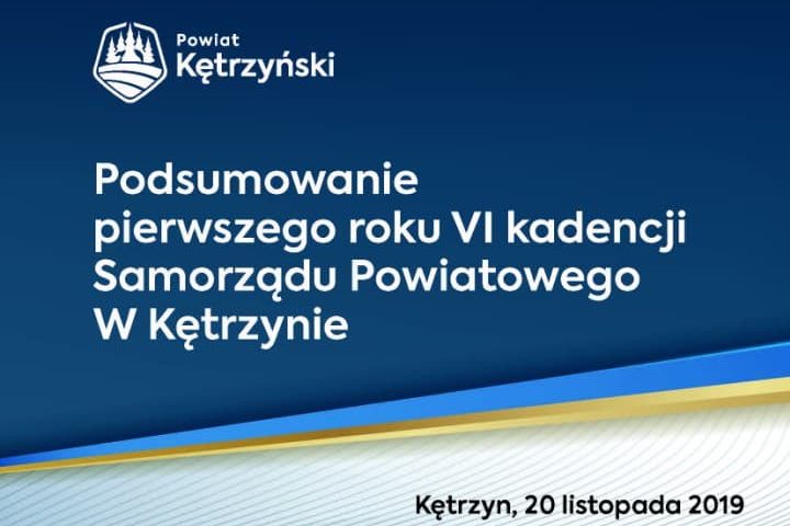 Spotkanie podsumowujące pierwszy rok VI kadencji Samorządu Powiatowego w Kętrzynie
