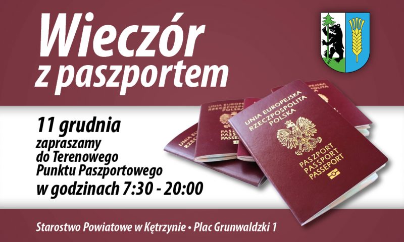 „Wieczór z Paszportem” już 11 grudnia