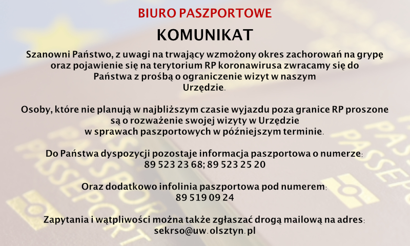 Ważny komunikat