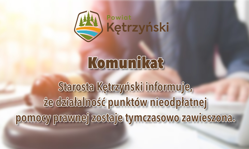 Działalność punktów nieodpłatnej pomocy prawnej – ważne informacje