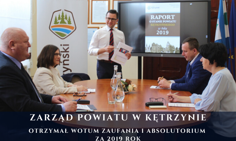 Zarząd Powiatu z wotum zaufania i absolutorium za 2019 rok