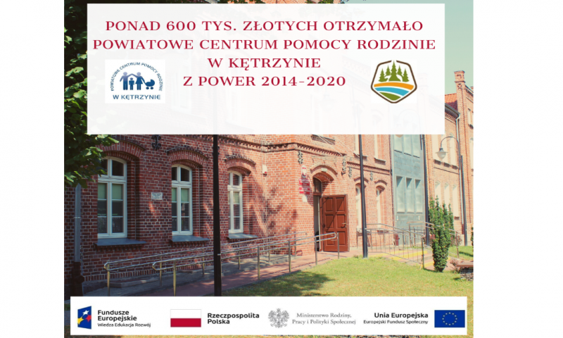 Projekt pn. „Wsparcie dzieci umieszczonych w pieczy zastępczej w okresie pandemii COVID-19” będzie realizowany w powiecie kętrzyńskim