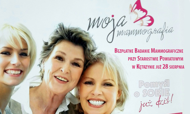 Zapraszamy na bezpłatne badanie mammograficzne