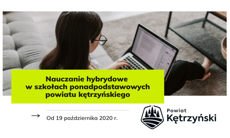 Nauczanie hybrydowe w szkołach ponadpodstawowych powiatu kętrzyńskiego