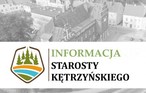 Informacja Starosty Kętrzyńskiego z dnia 23 czerwca 2026 r. w sprawie ewidencji gruntów i budynków.