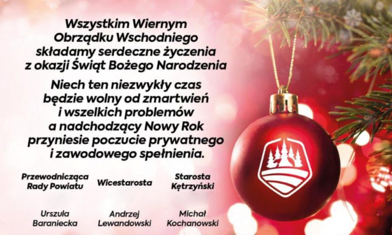 Życzenia Świąteczne dla Wiernych Obrządku Wschodniego