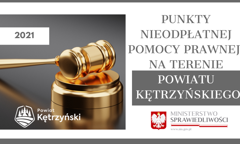 Punkty nieodpłatnej pomocy prawnej na terenie powiatu kętrzyńskiego