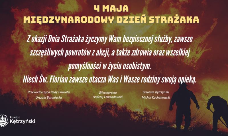 Życzenia z okazji Dnia Strażaka