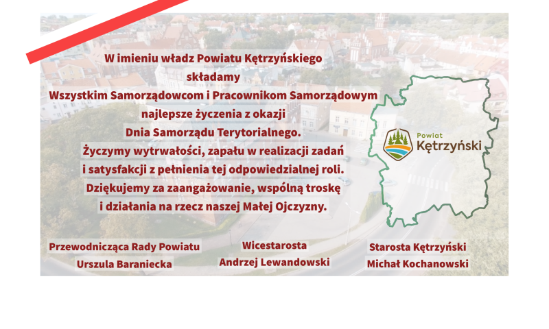 Życzenia na Dzień Samorządu Terytorialnego i Dzień Pracownika Samorządowego