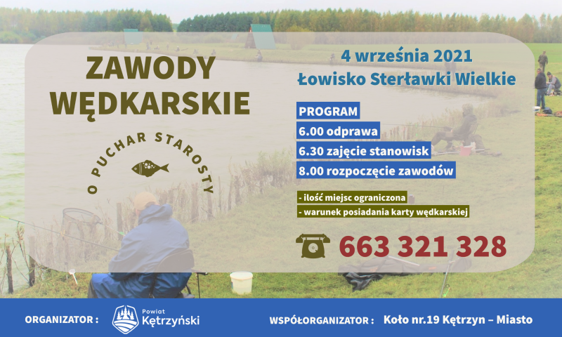 Zaproszenie na zawody wędkarskie