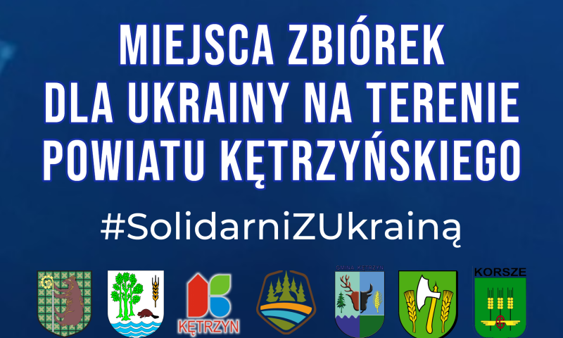 Zbiórka rzeczowa w samorządach na terenie powiatu kętrzyńskiego