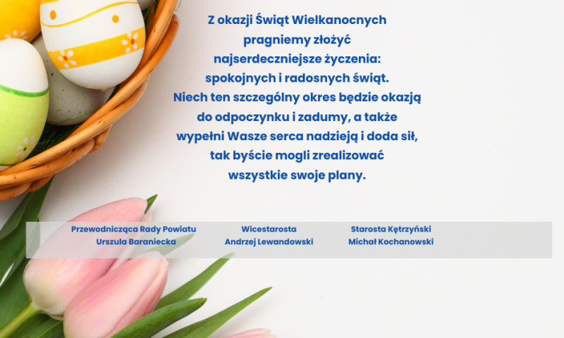 Życzenia z okazji Świąt Wielkanocnych