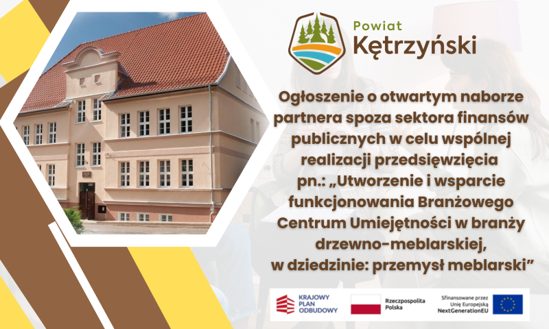 Nabór na Partnera z zakresu branży drzewno – meblarskiej
