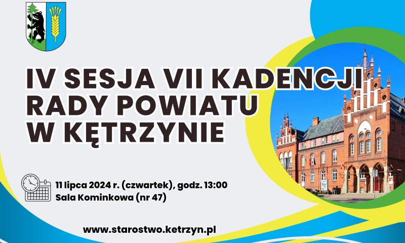 Informacja o IV sesji VII kadencji Rady Powiatu w Kętrzynie