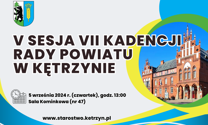 Informacja o V sesji VII kadencji Rady Powiatu w Kętrzynie