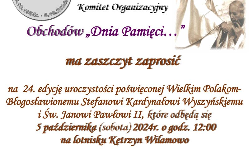 Zapraszamy na uroczystości poświęcone Wielkim Polakom