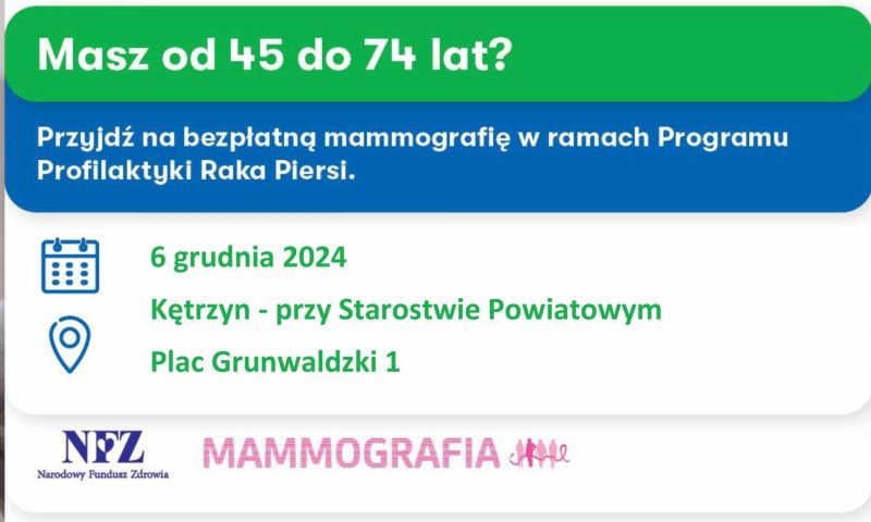 Bezpłatna mammografia