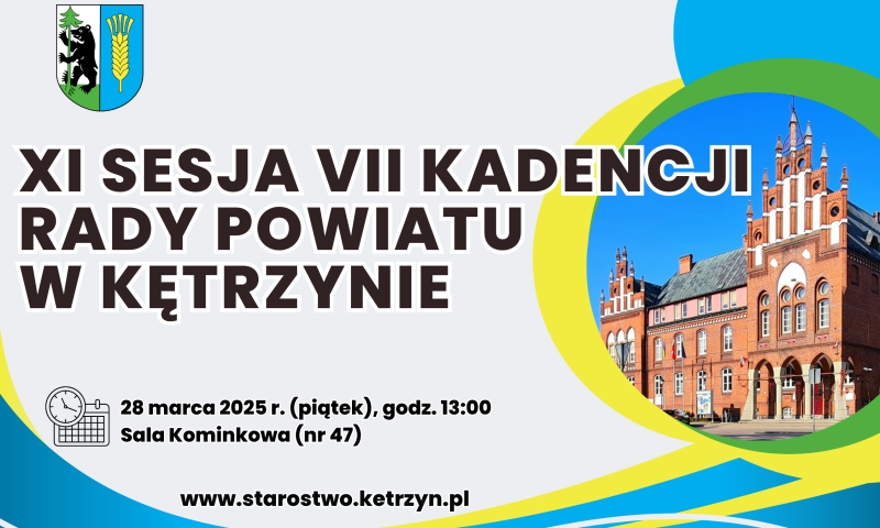 Informacja o XI sesji VII kadencji Rady Powiatu w Kętrzynie